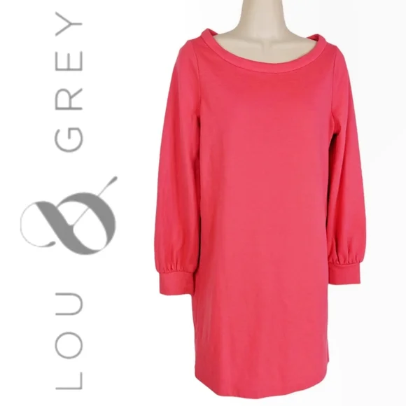 Lou & Grey | Dresses | Lou Grey Coral Red Puff Sleeve Sweatshirt Dress Sz Xs | Poshmark Lou & Grey | Dresses | Lou Grey Coral Red Puff Sleeve Sweatshirt Dress Sz Xs | Poshmark